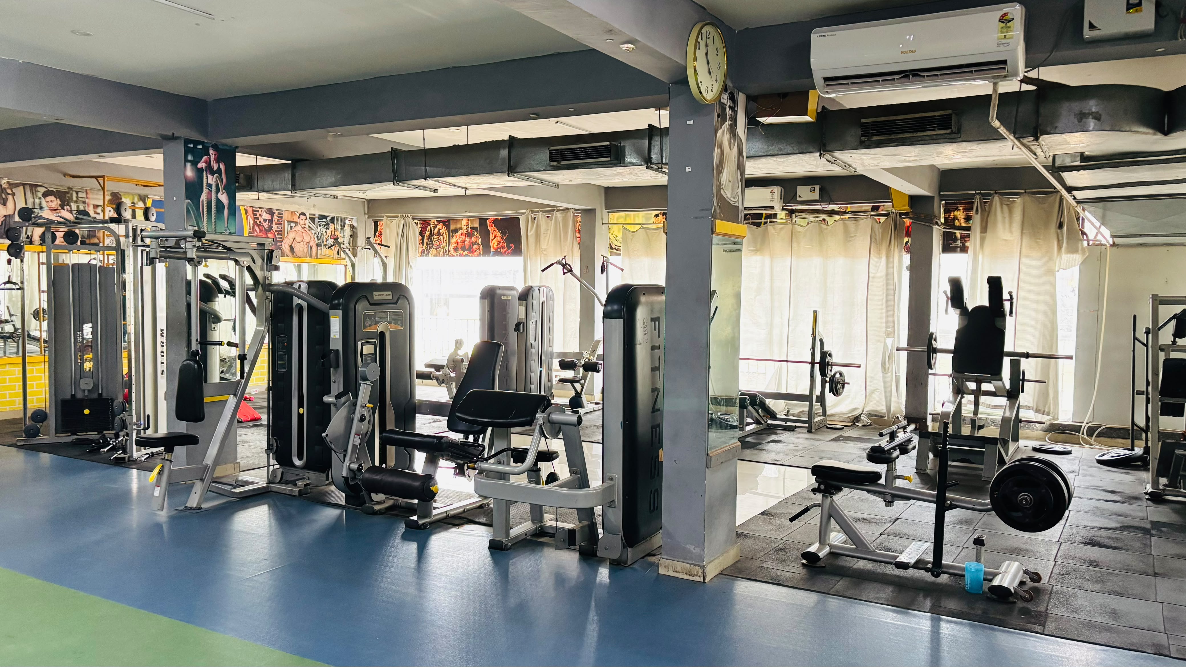 Studio area for guided sessions and classes
